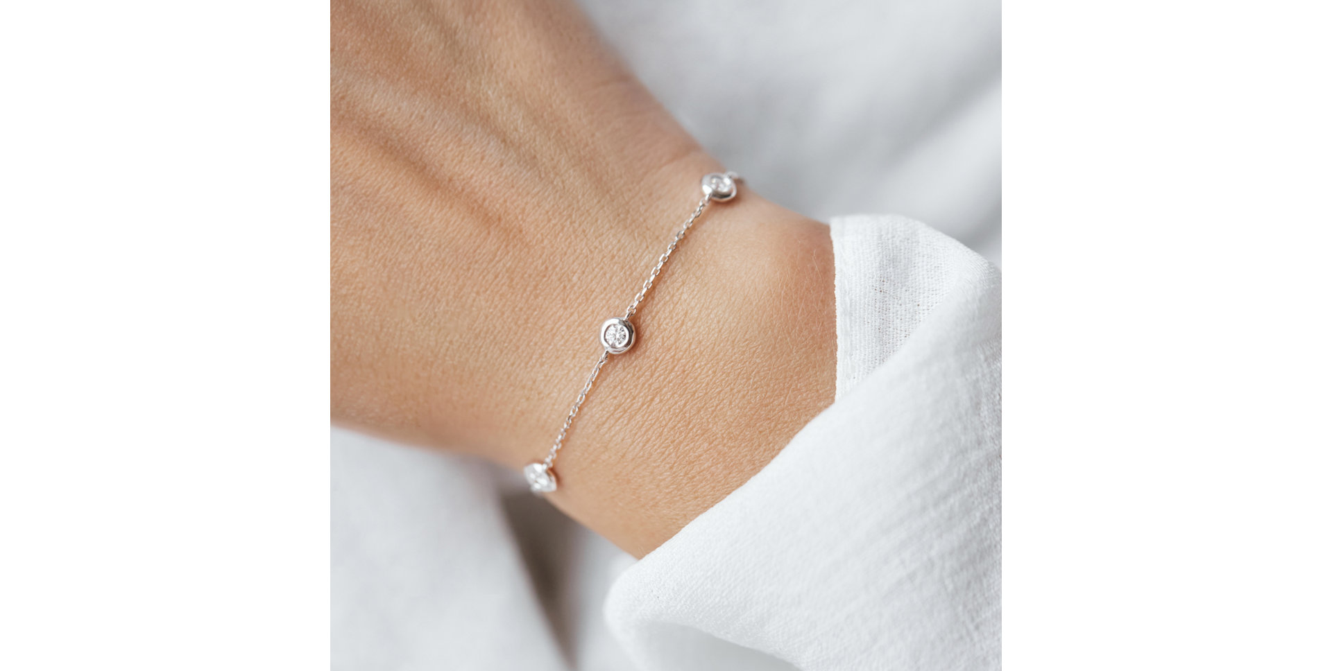 Náramok s diamantmi Sparkling Dots