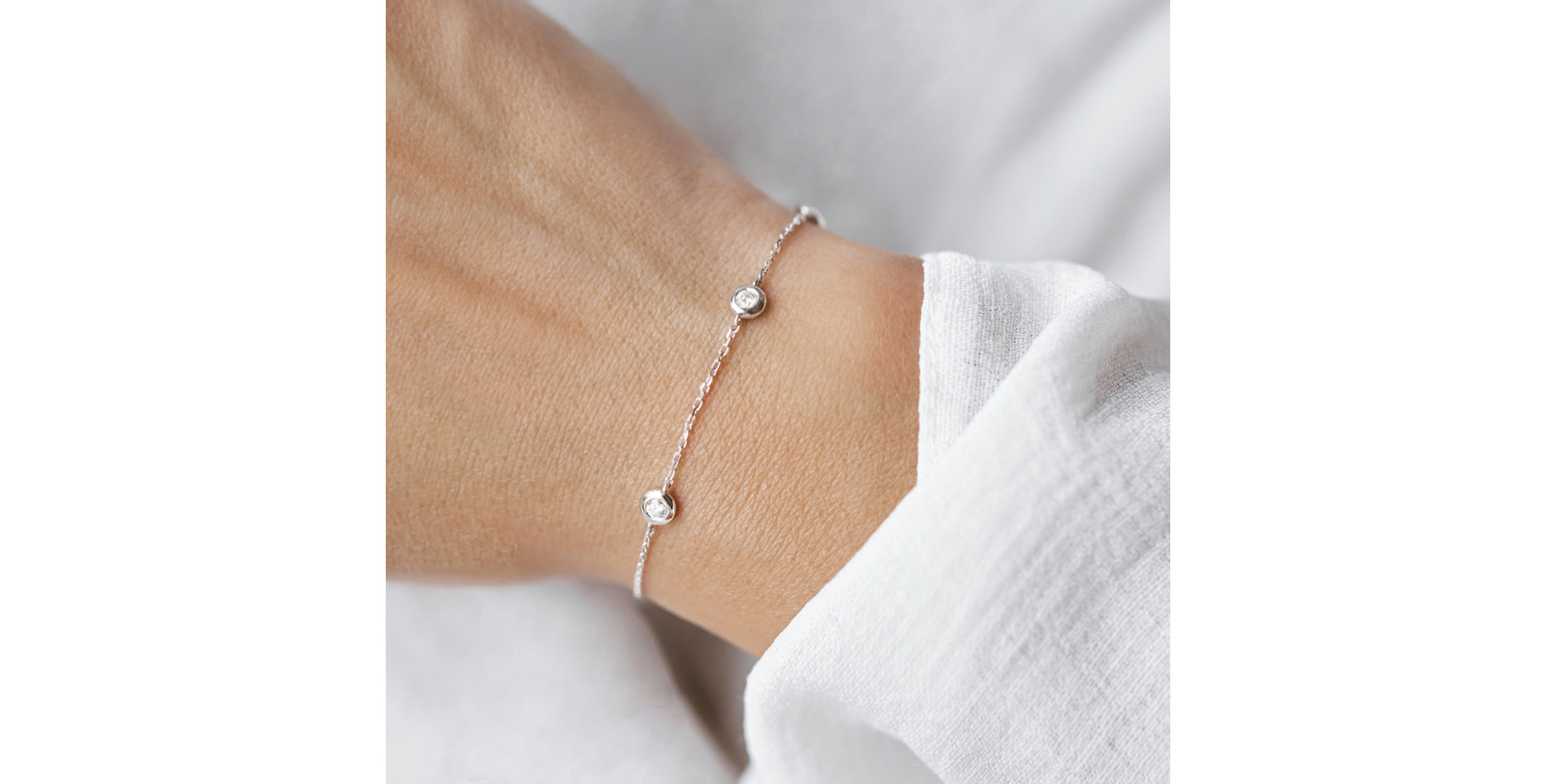 Náramok s diamantmi Sparkling Dots