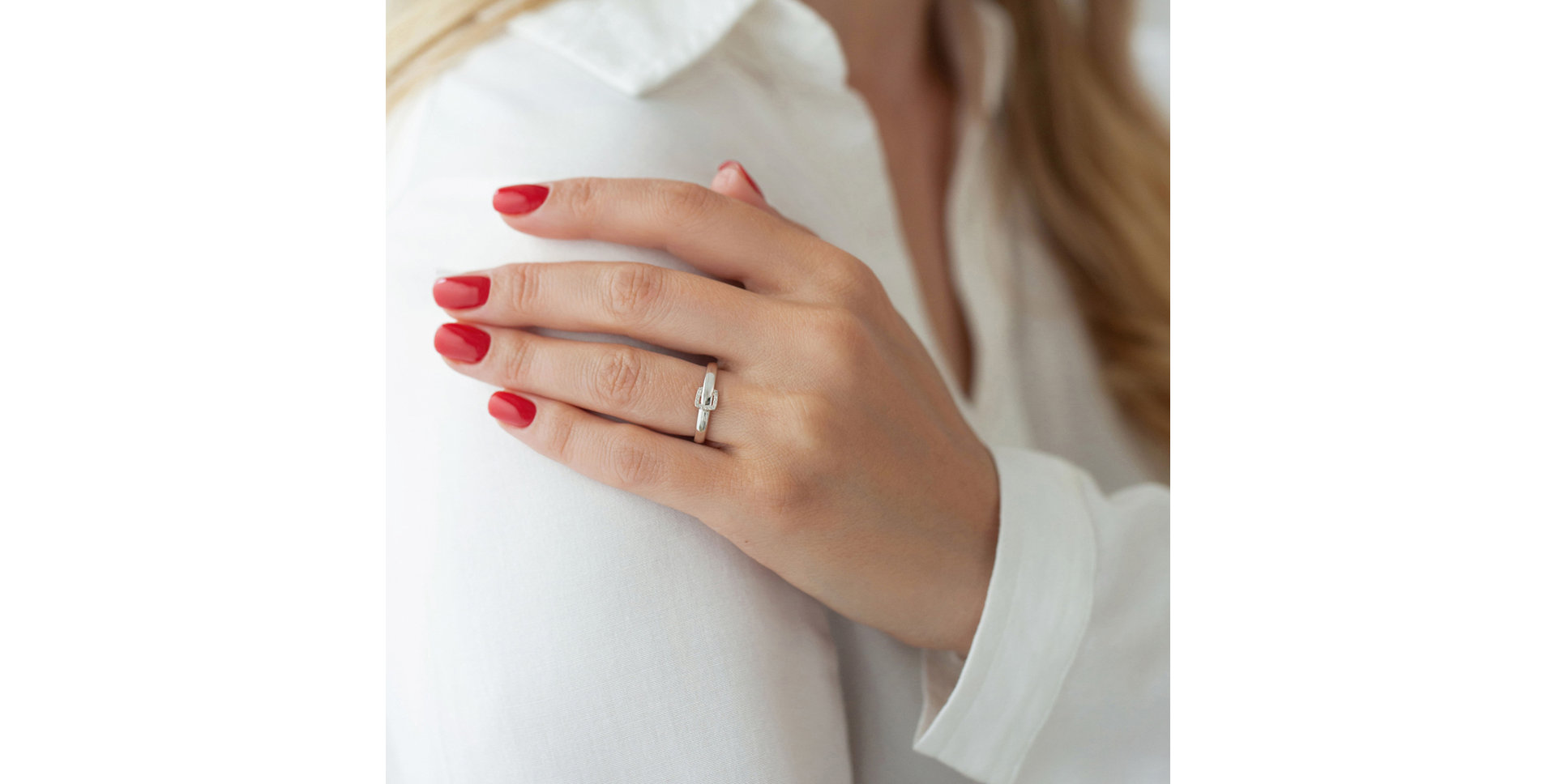 Prsteň s diamantmi Adrienne