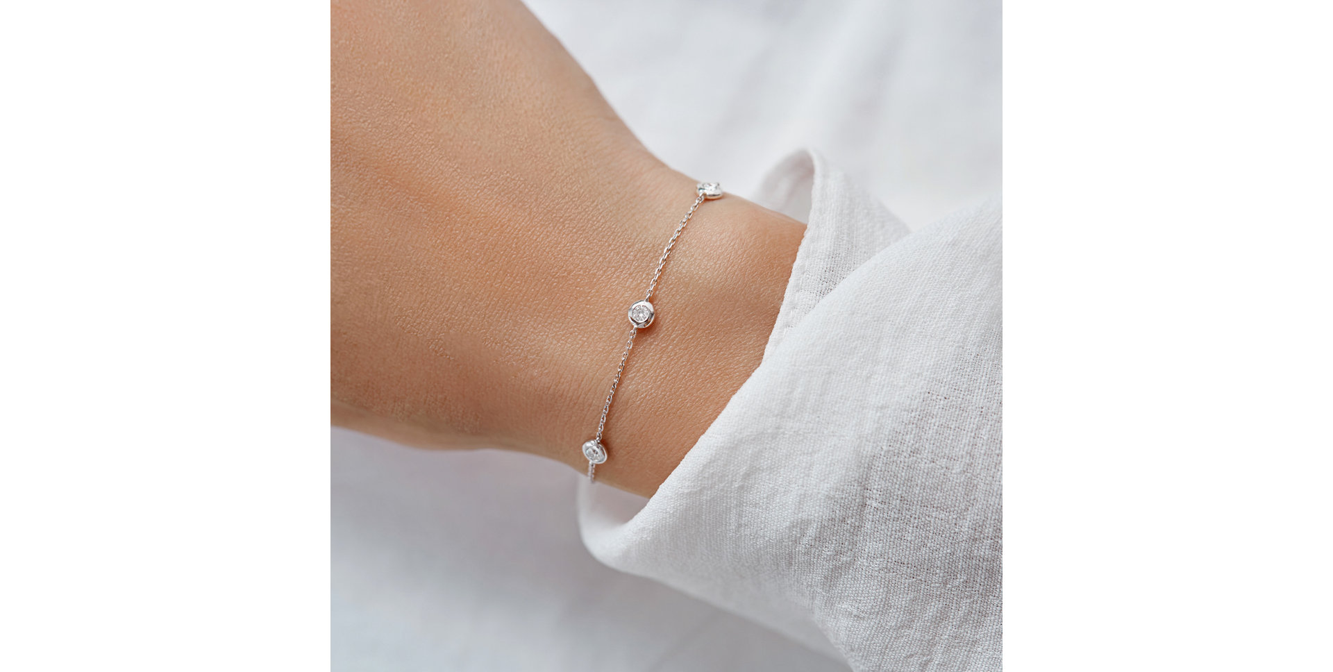 Náramok s diamantmi Sparkling Dots