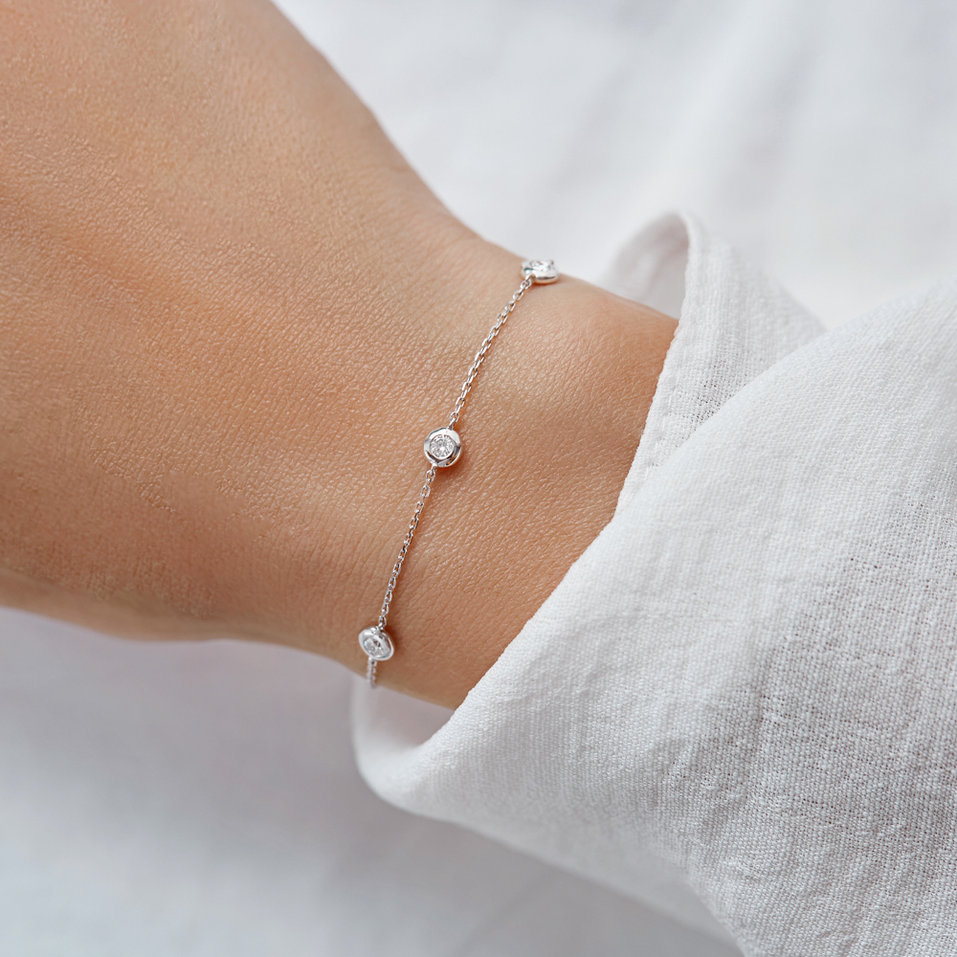 Náramok s diamantmi Sparkling Dots