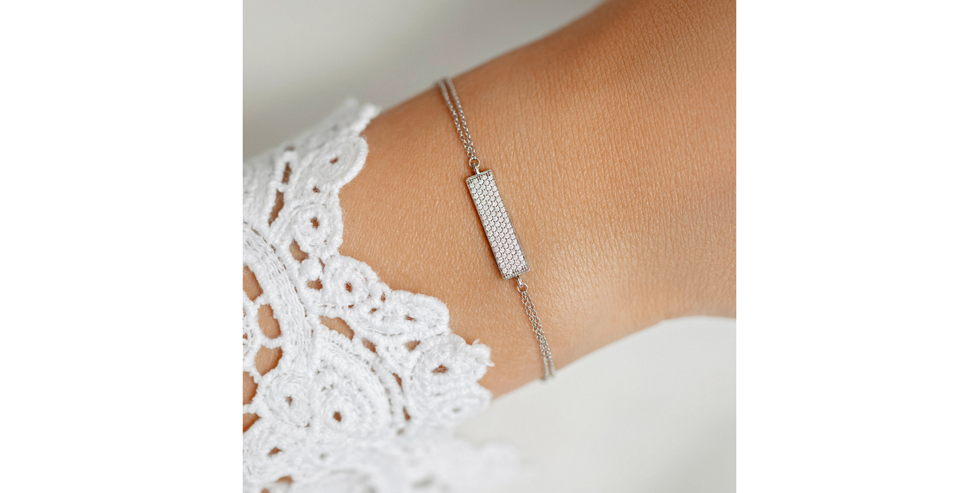 Náramok s diamantmi Winter Memories