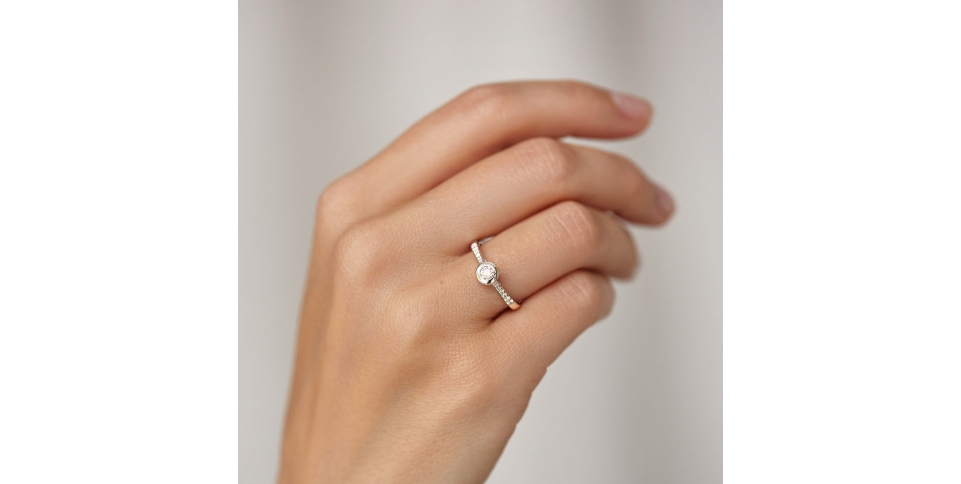 Prsteň s diamantmi Space Love
