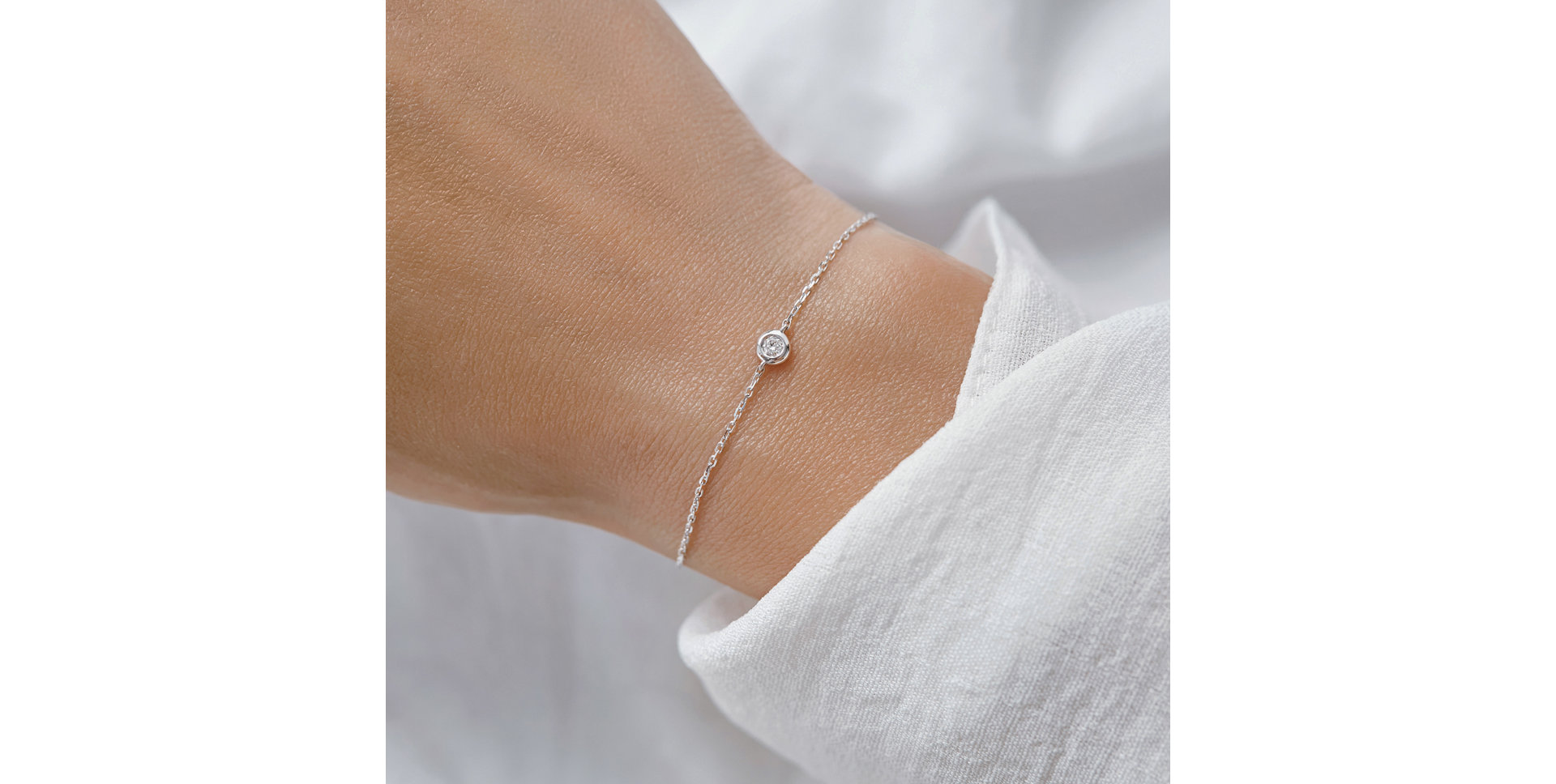 Náramok s diamantom Sparkling Dots