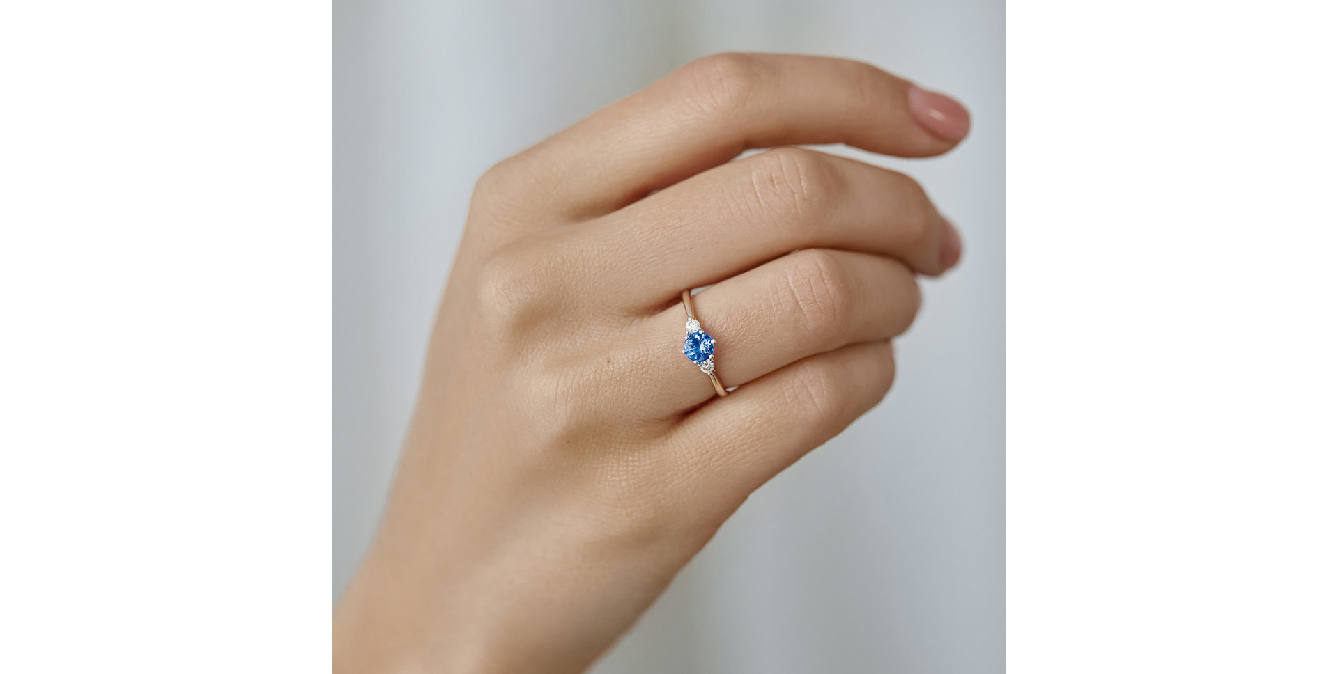 Prsteň s tanzanitom a diamantmi Midnight Serenity