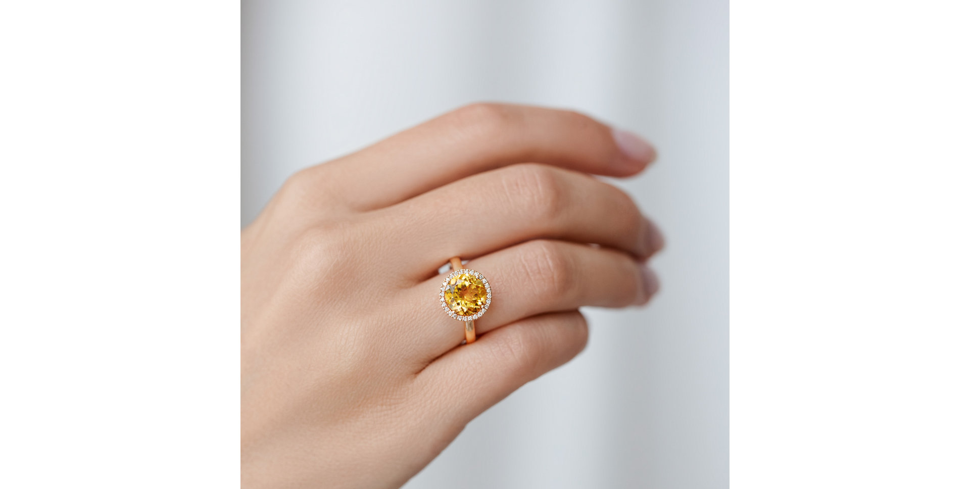 Prsteň s diamantmi a ametystom brazil Bonbon