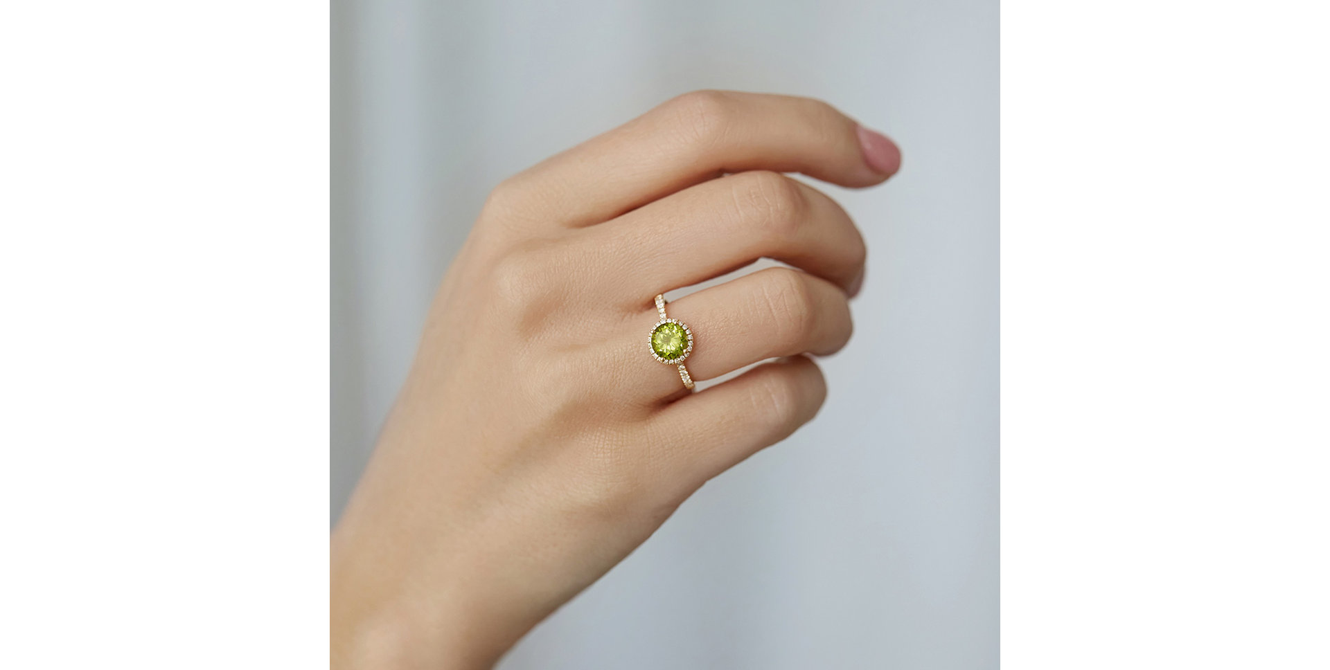 Prsteň s diamantmi a topásom london Sparkly Bonbon