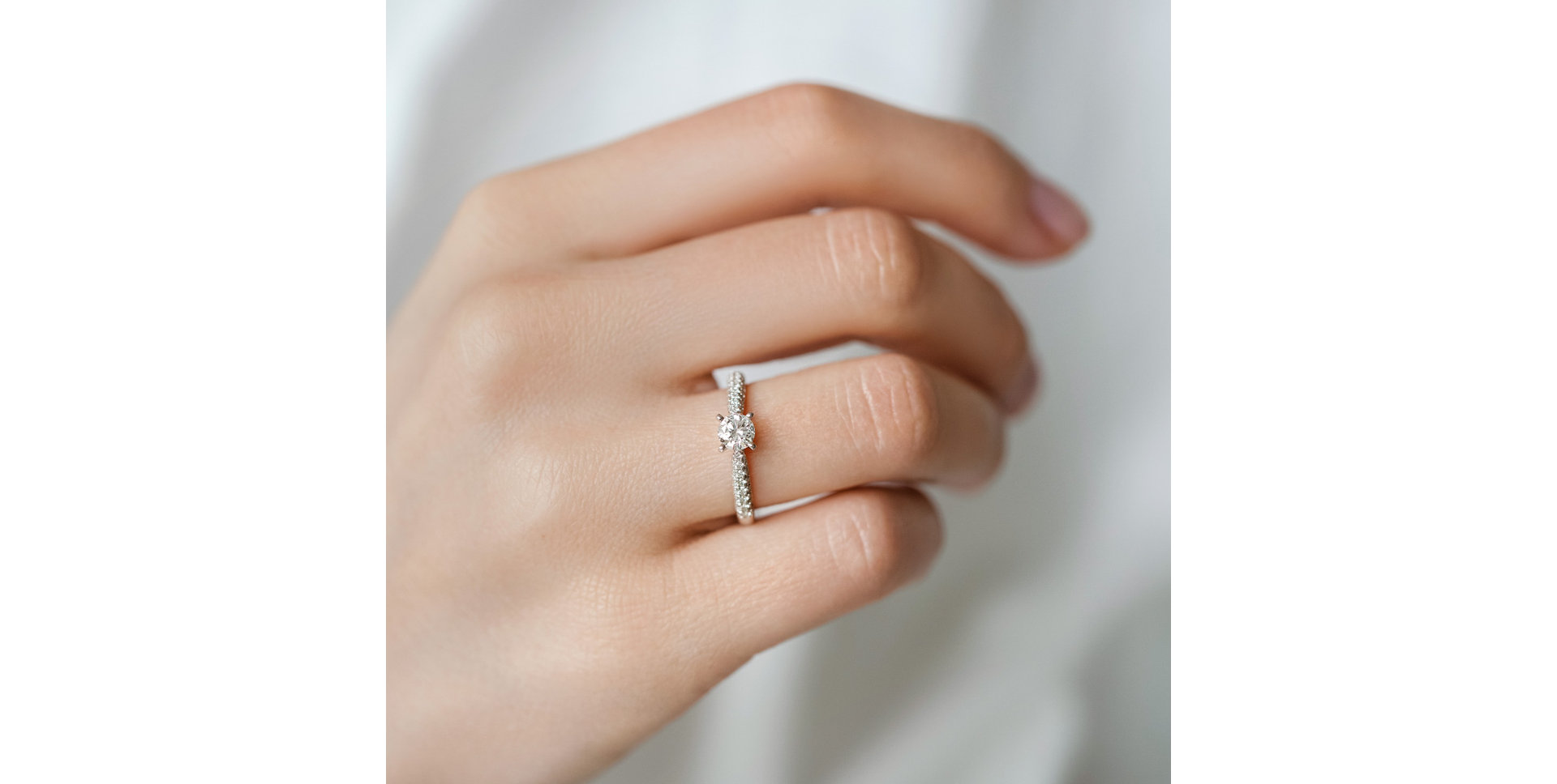 Prsteň s diamantmi Luxury Romance