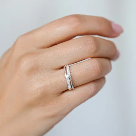 Prsteň s diamantmi Sparkling Andromeda