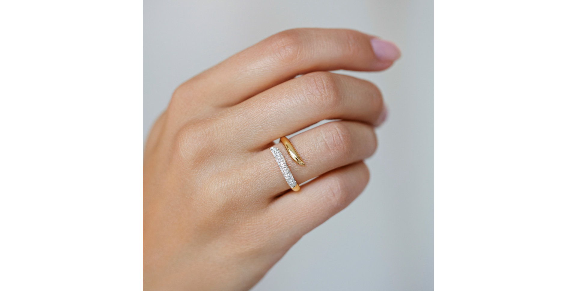 Prsteň s diamantmi Diamond Ray