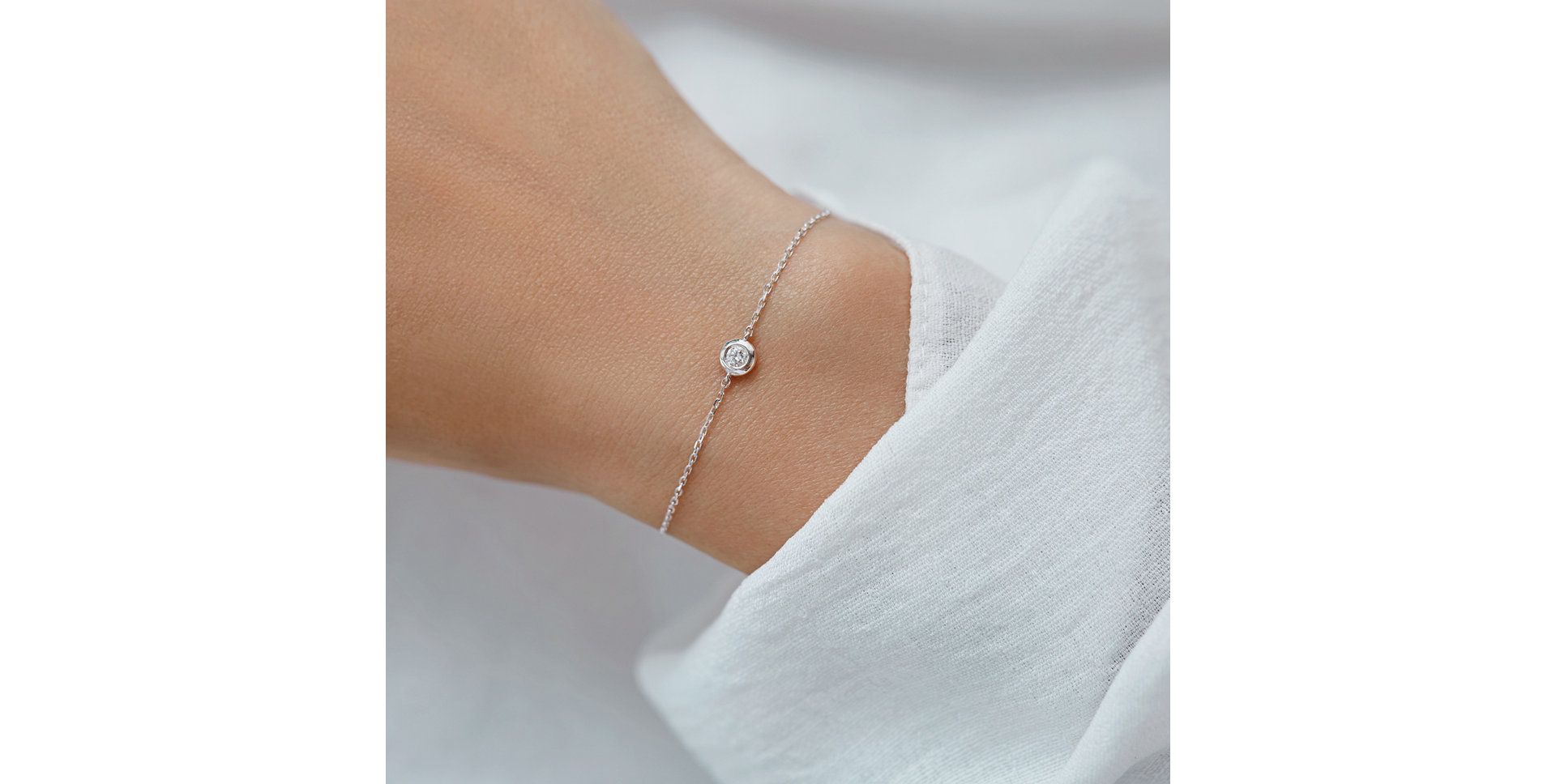 Náramok s diamantom Sparkling Dots
