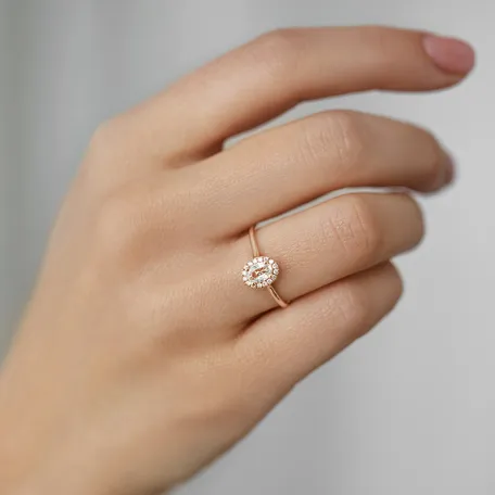 Prsteň s zafírom a diamantmi Princess Wish