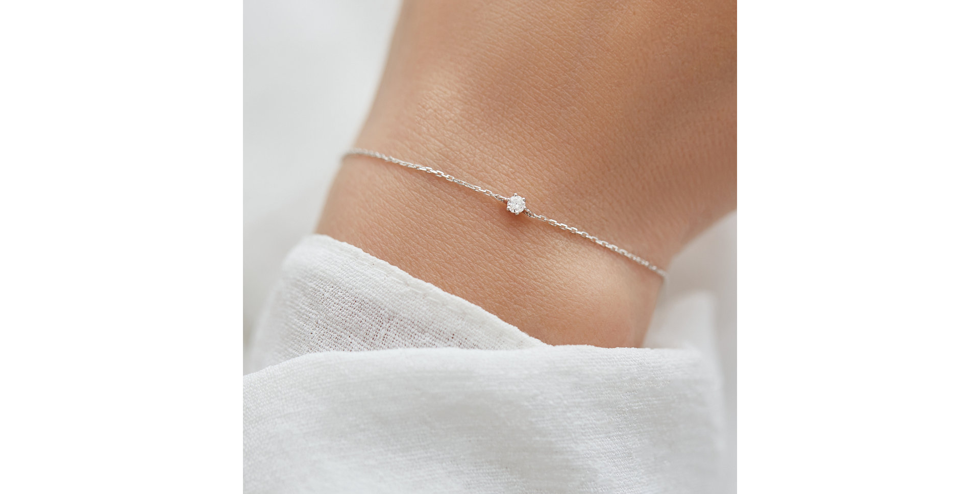 Náramok s diamantom Essential Shine