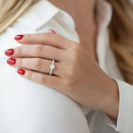 Prsteň s diamantmi Sparkling Love