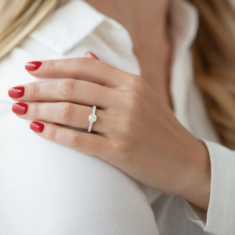 Prsteň s diamantmi Sparkling Love