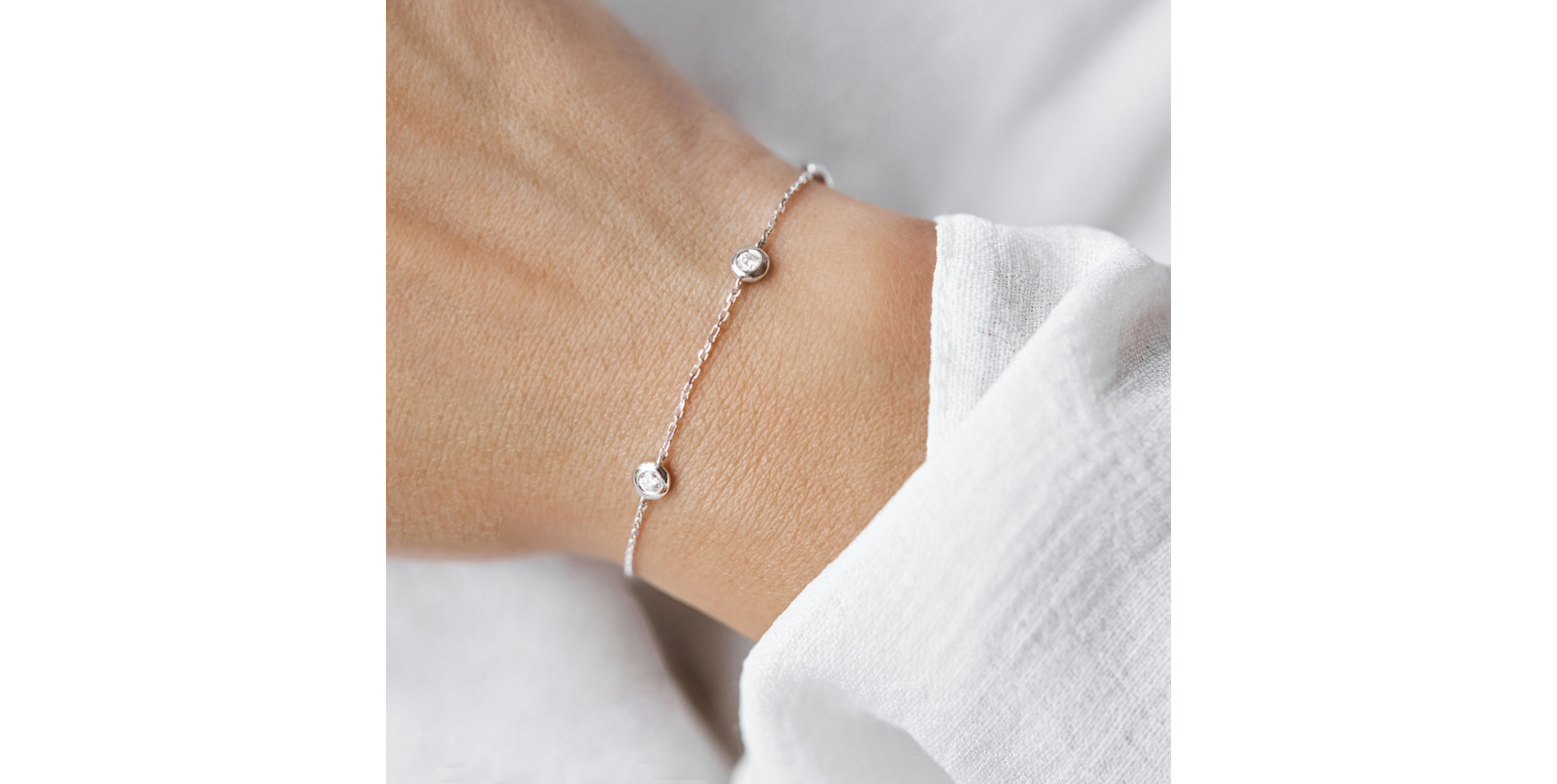 Náramok s diamantmi Sparkling Dots