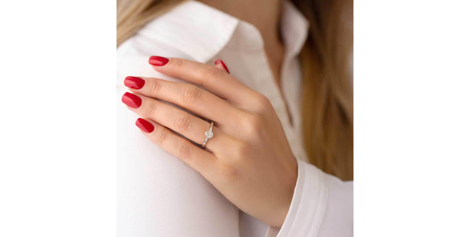 Prsteň s diamantmi Fiona