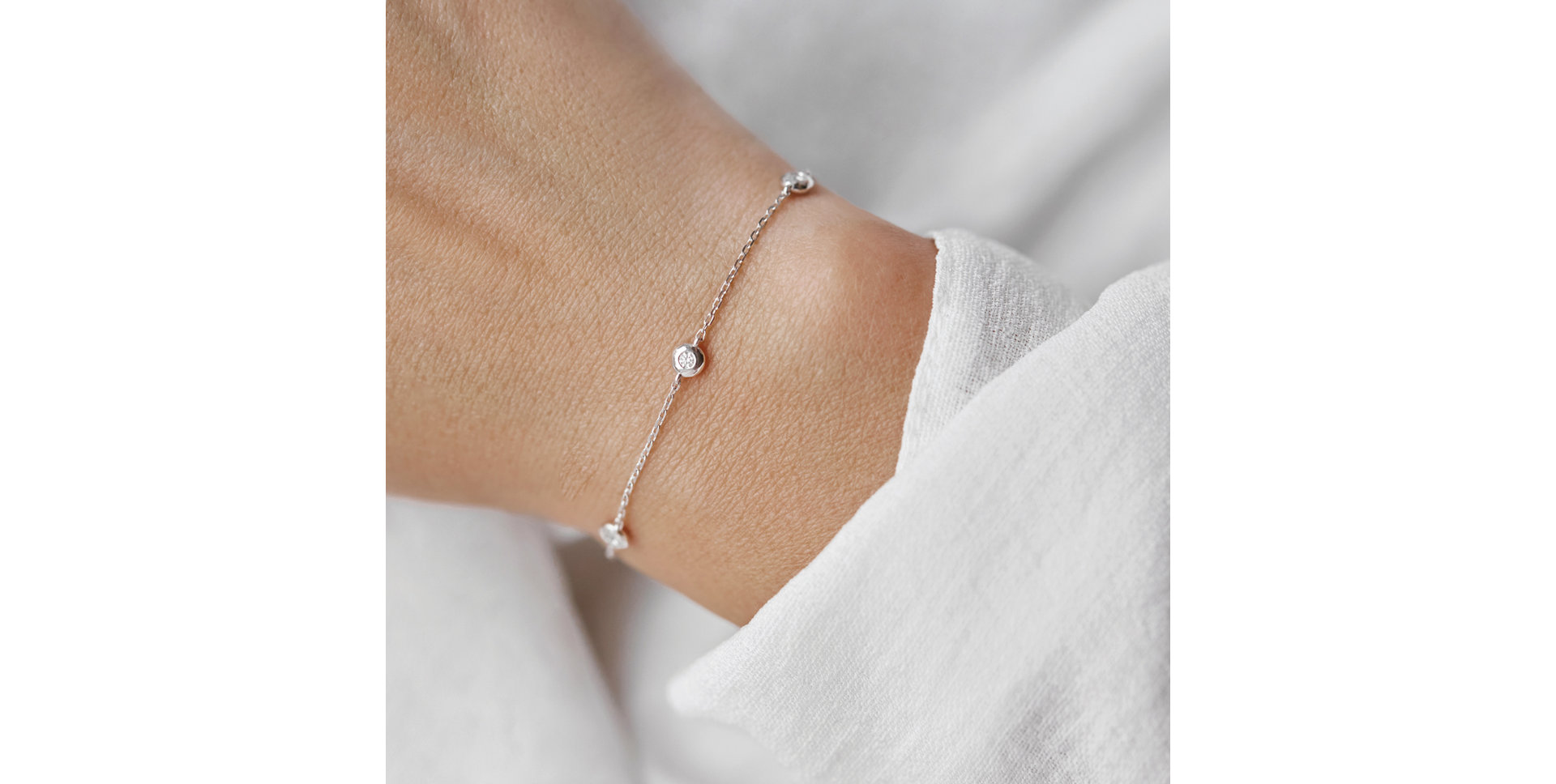 Náramok s diamantmi Sparkling Dots