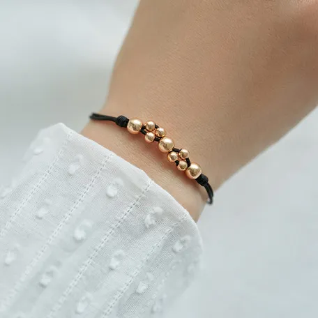 Náramok so šnúrkou Bubble Shamballa