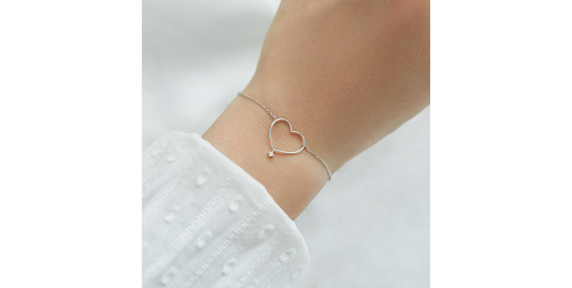 Náramok s diamantom Affection