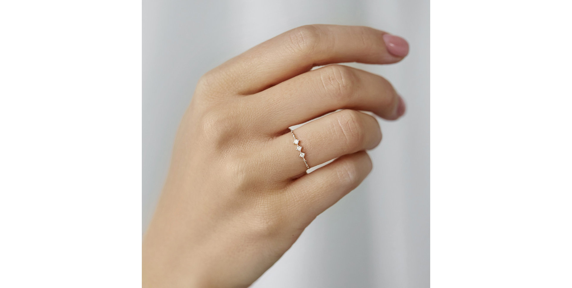 Prsteň s diamantmi Woogie