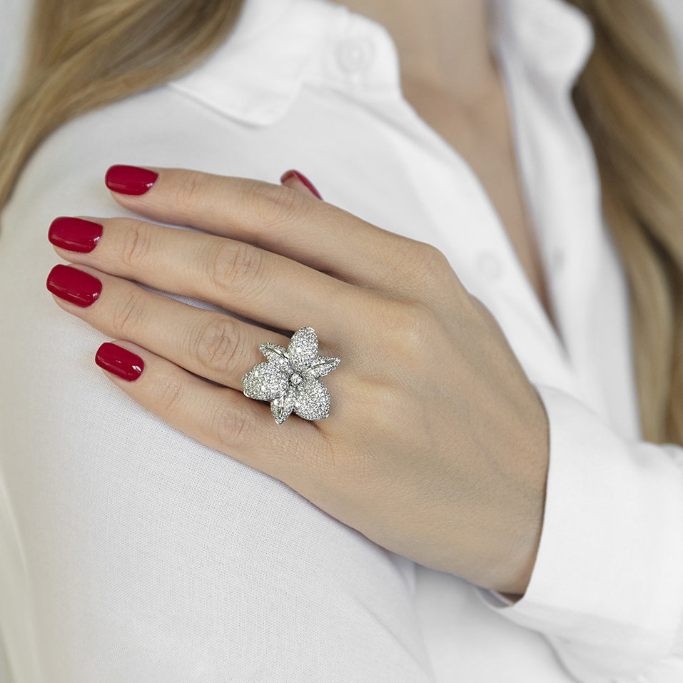 Prsteň s diamantmi Tiafel