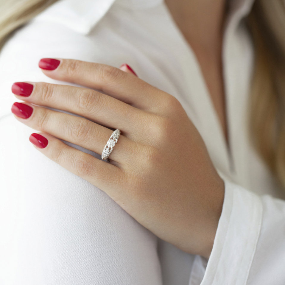 Prsteň s diamantmi Neroli