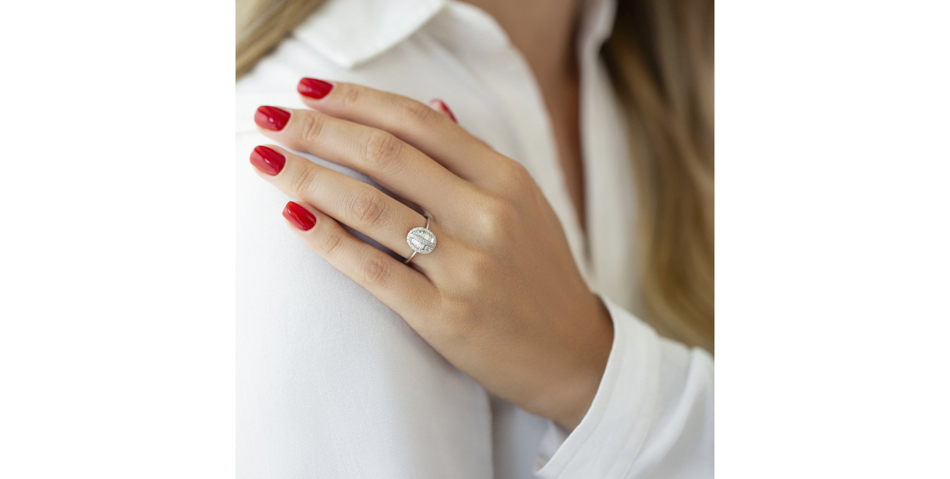 Prsteň s diamantmi Admiring Sabrina