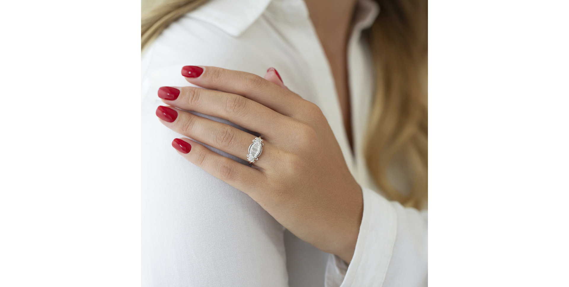 Prsteň s diamantmi Perpetua