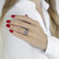 Prsteň s diamantmi a zafírmi Beauty Petals3