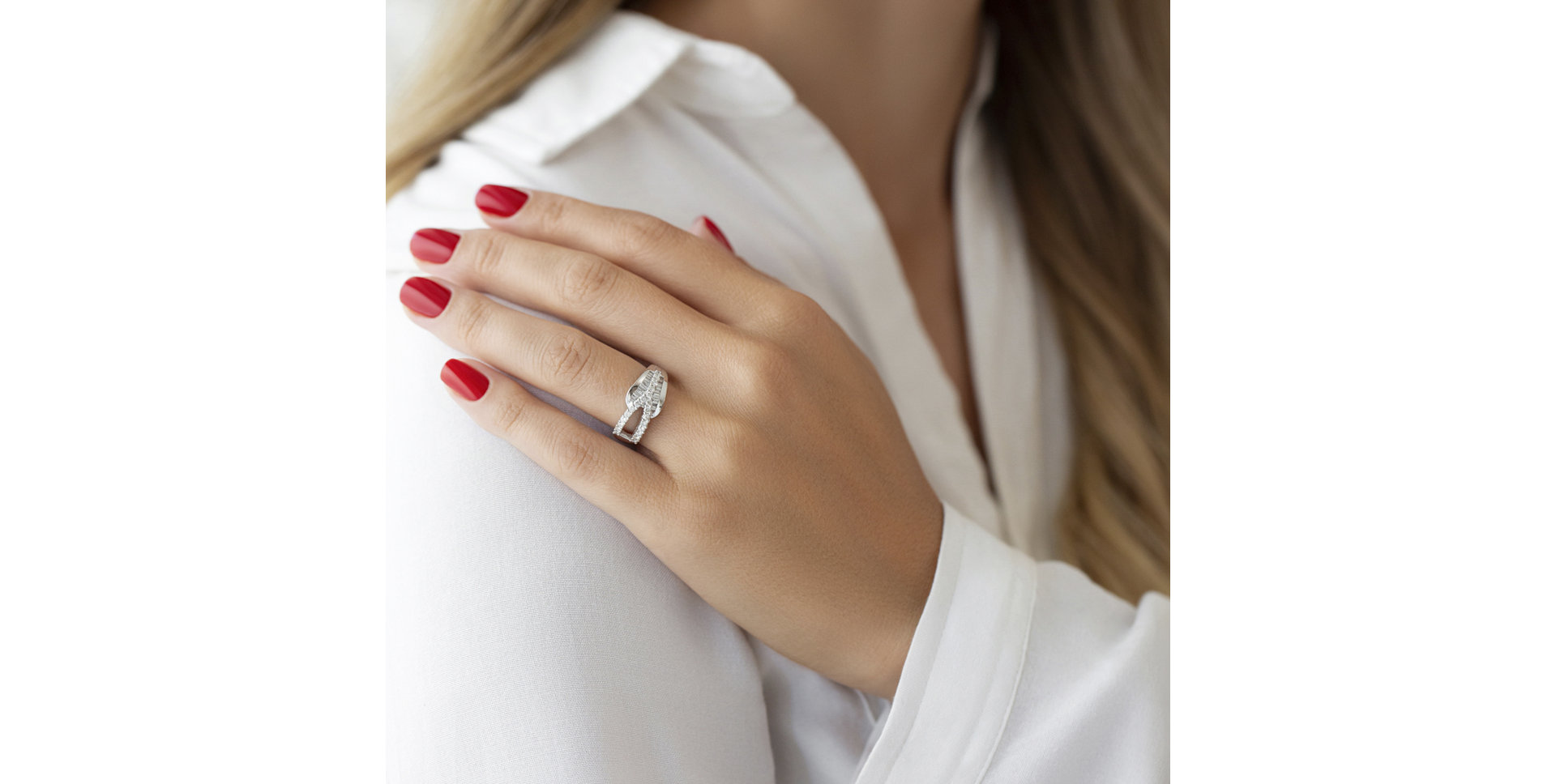 Prsteň s diamantmi Amber