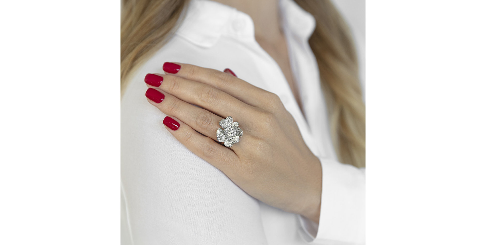 Prsteň s diamantmi Fattima