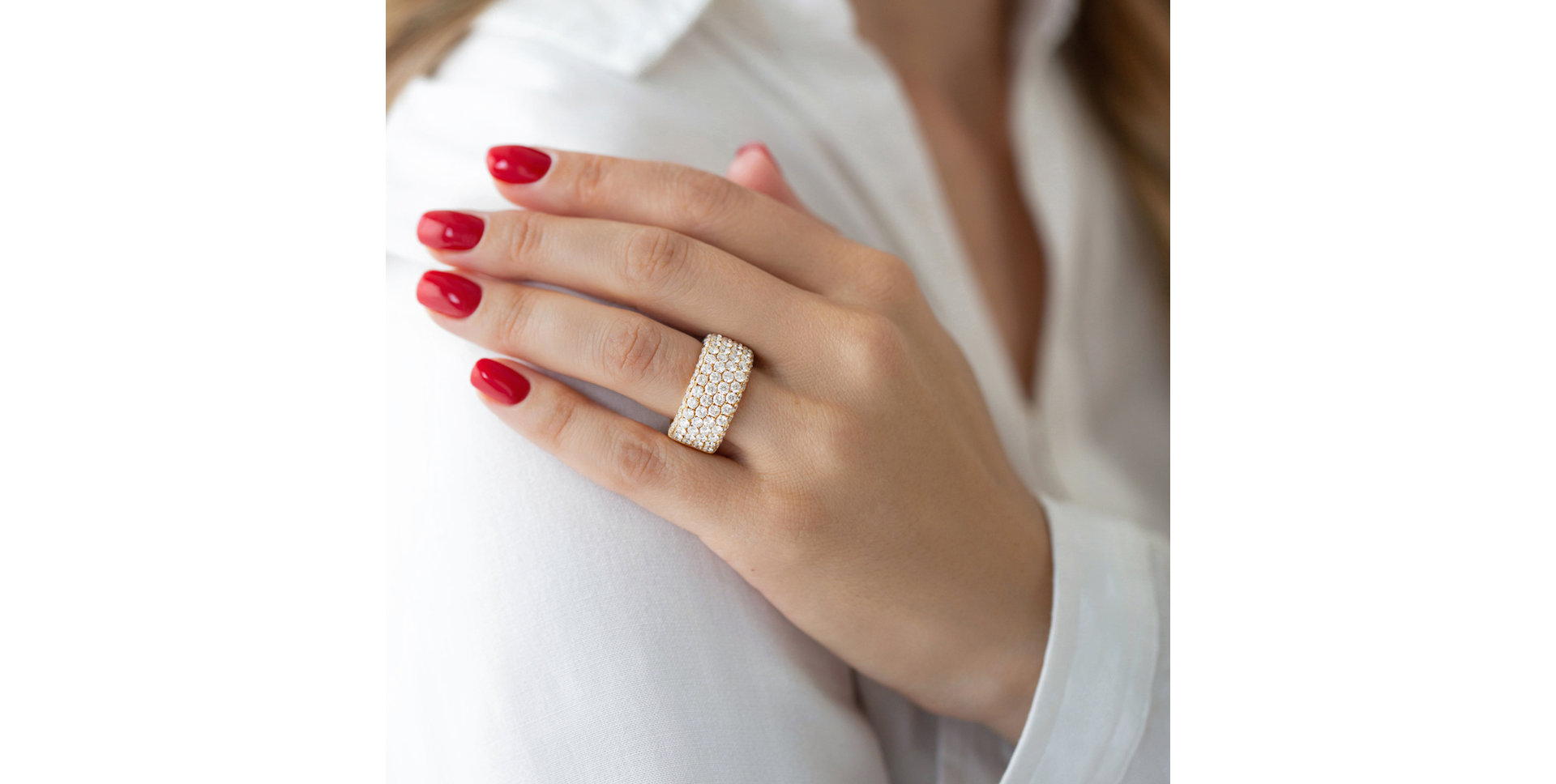 Prsteň s diamantmi Isidore