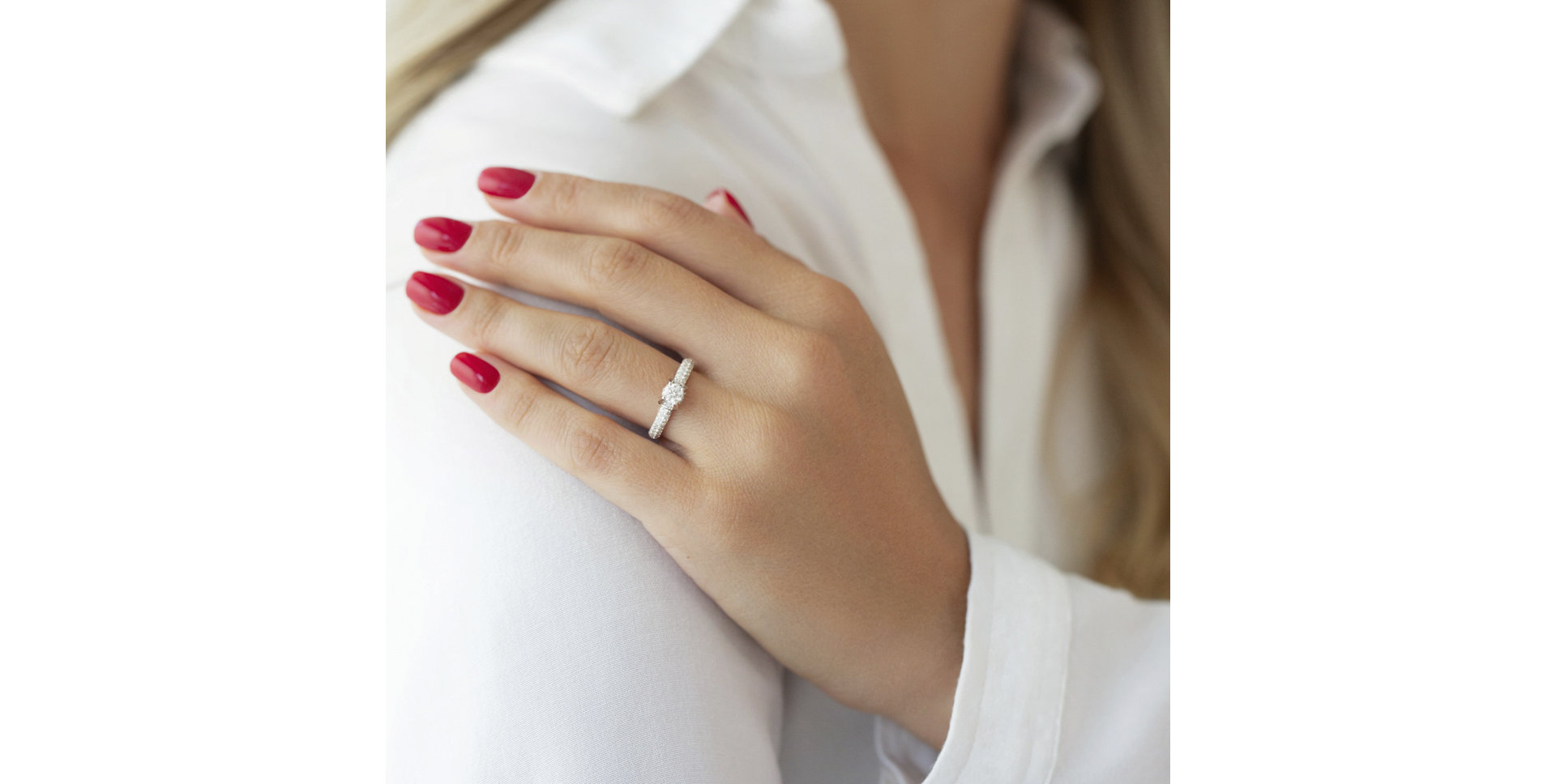 Prsteň s diamantmi Dolores