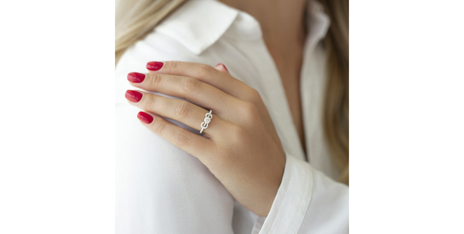 Prsteň s diamantmi Magdalen