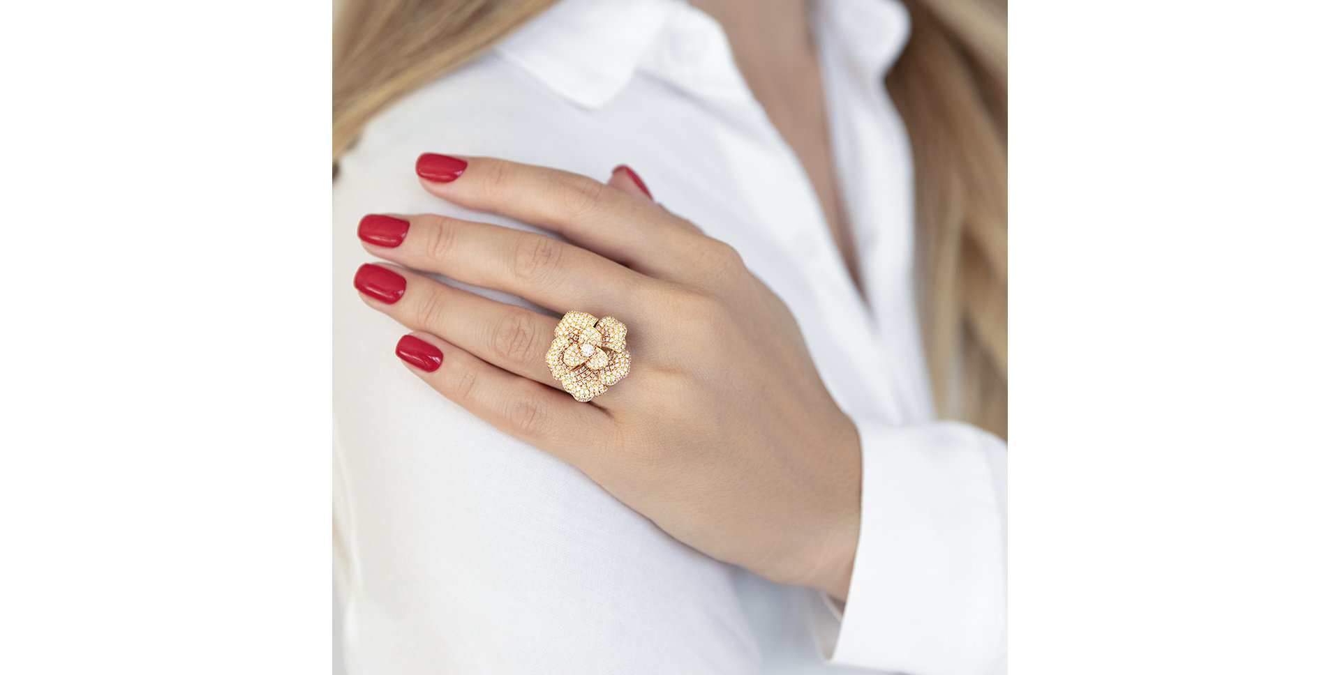 Prsteň s diamantmi Mallow