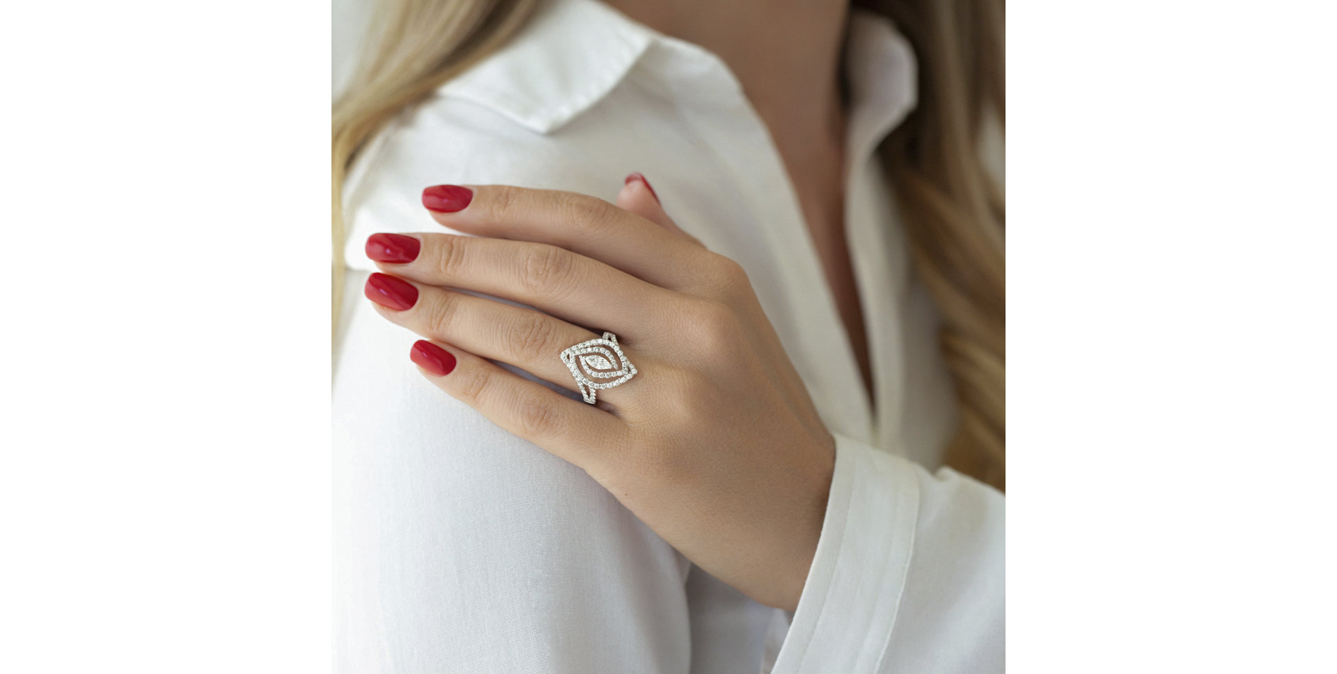 Prsteň s diamantmi Watelily