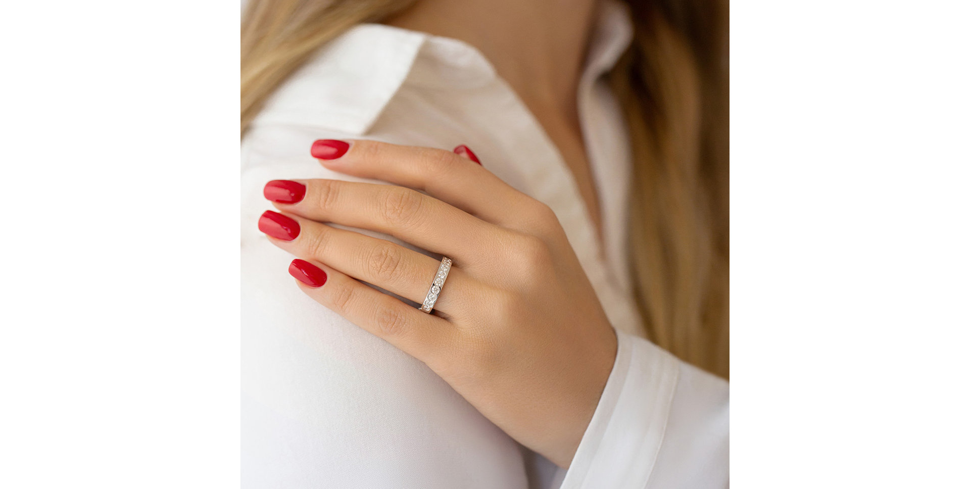 Prsteň s diamantmi Clarisa