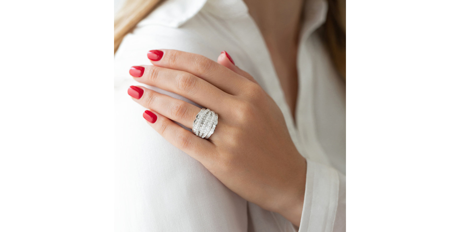 Prsteň s diamantmi Holiday Kiss