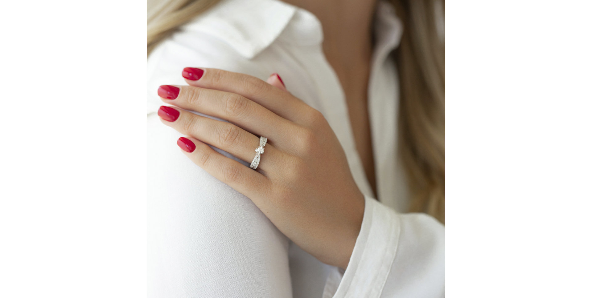 Prsteň s diamantmi Wish of Love