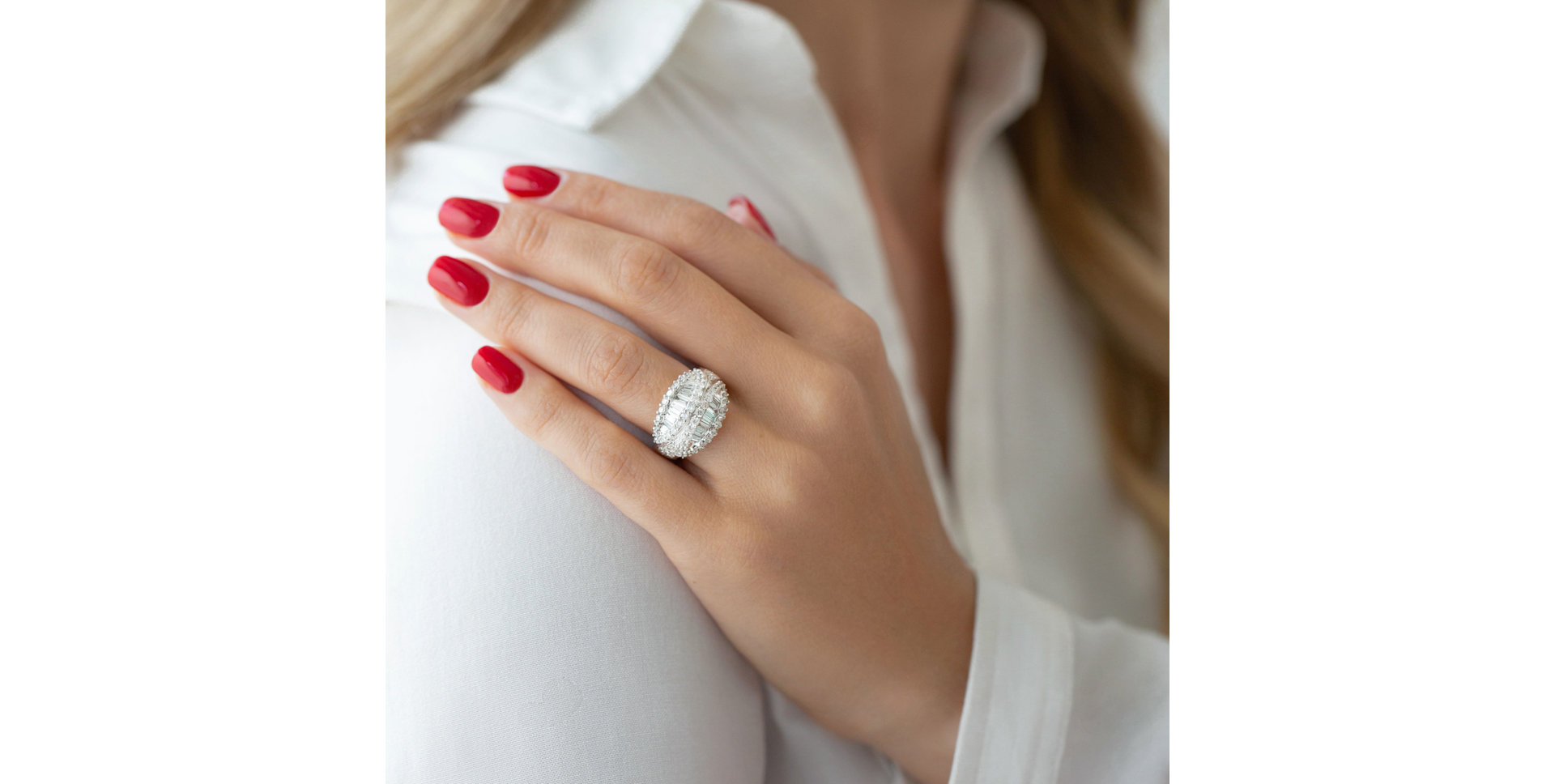 Prsteň s diamantmi Tempation