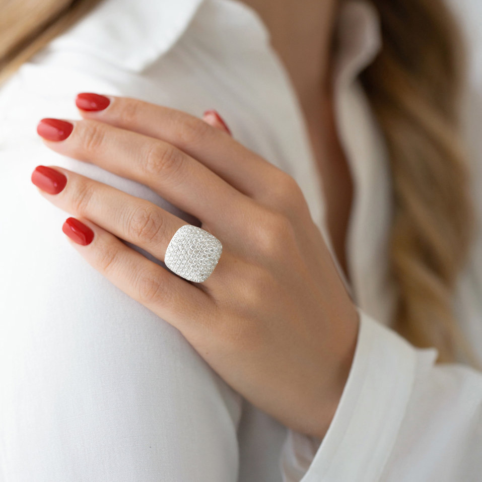 Prsteň s diamantmi Famous Cube