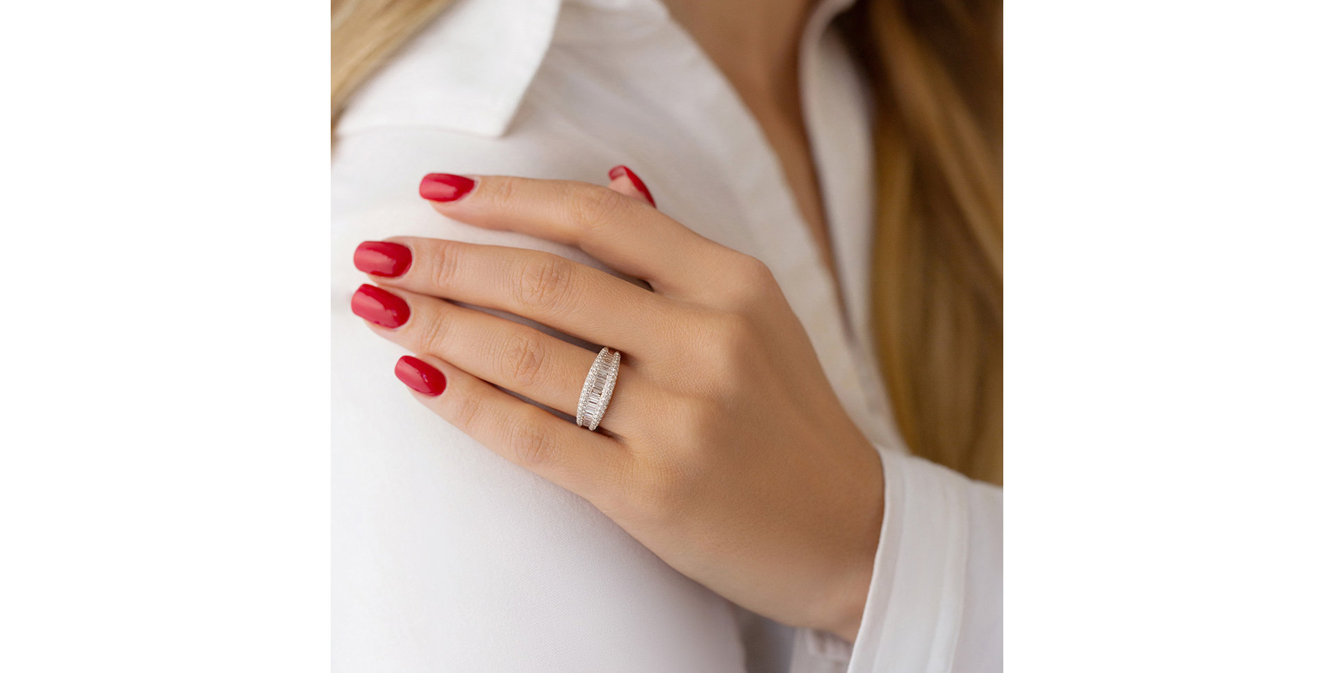 Prsteň s diamantmi Julie