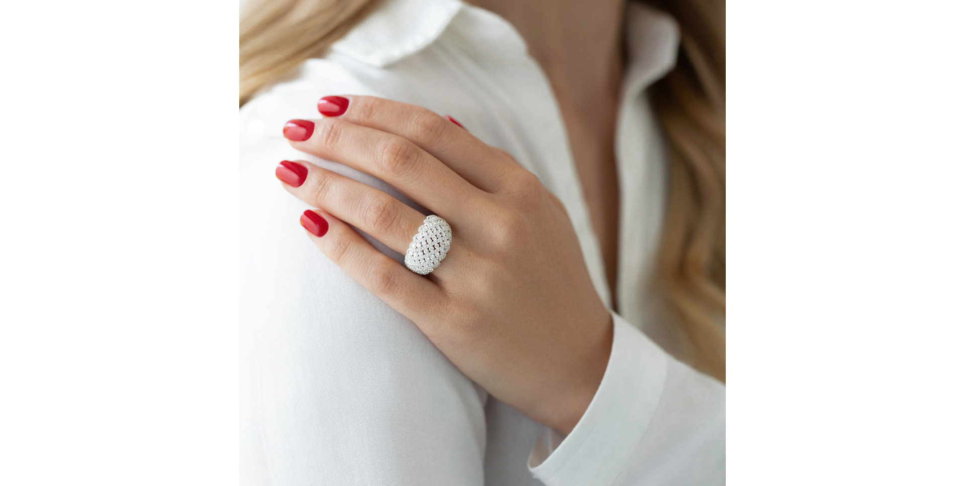 Prsteň s diamantmi Fabulous Cloth