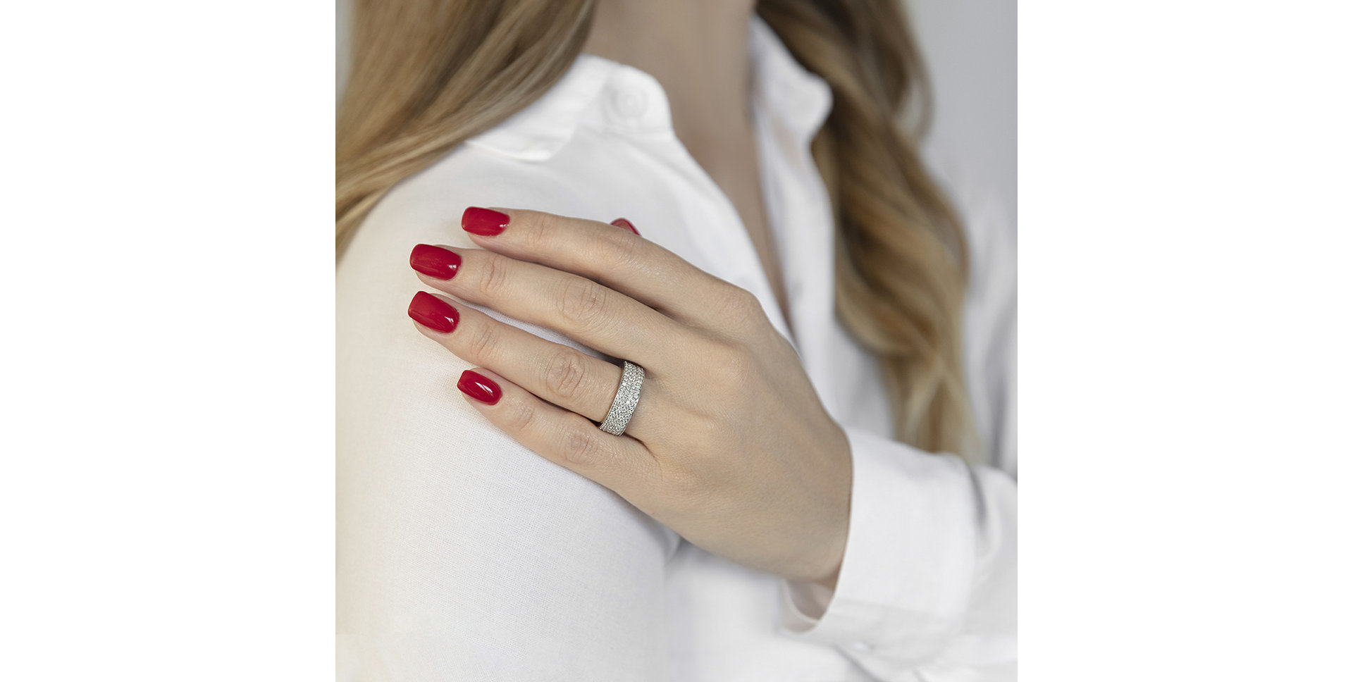 Prsteň s diamantmi Charming Dawn