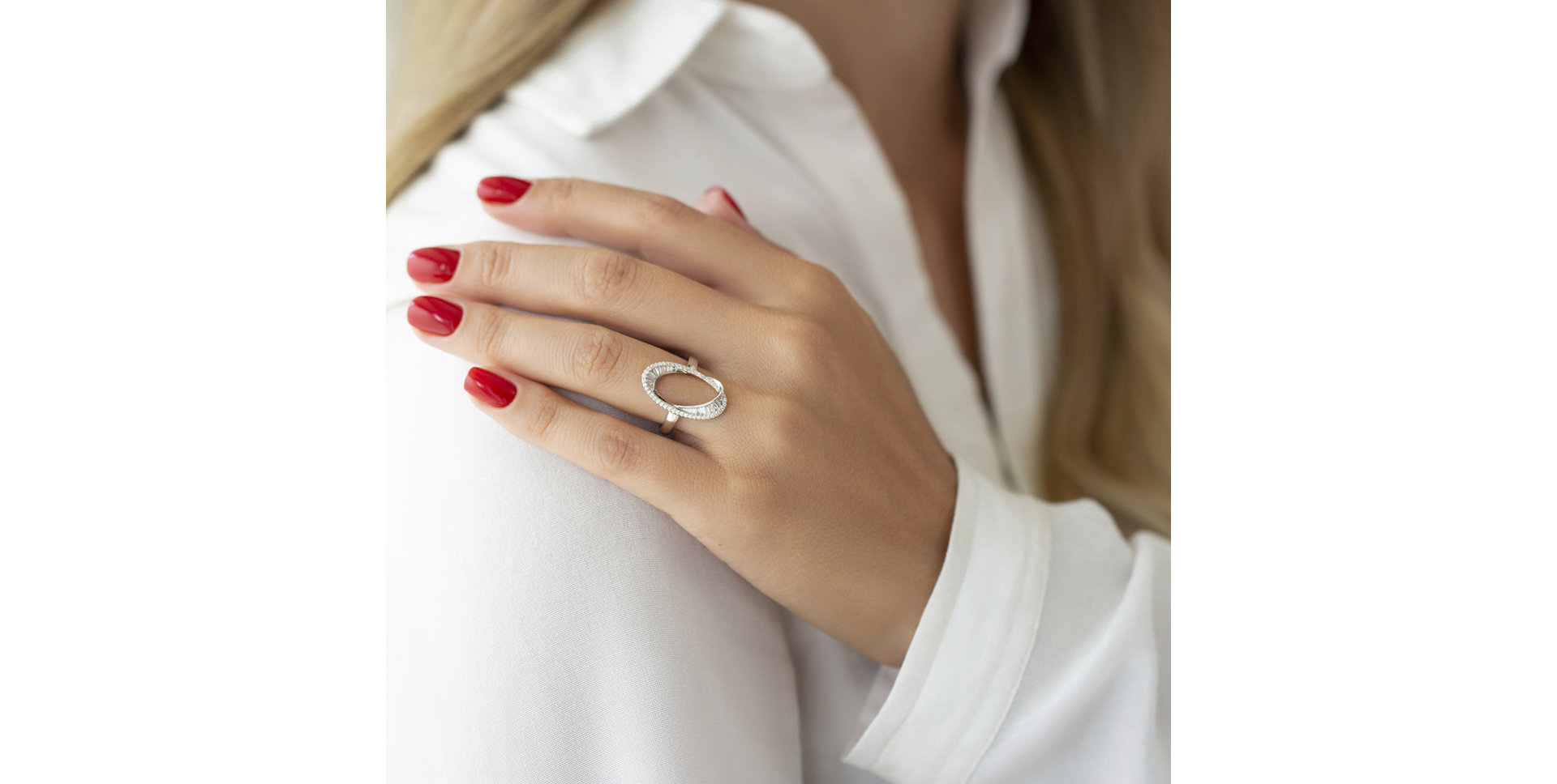 Prsteň s diamantmi Charming Galaxy