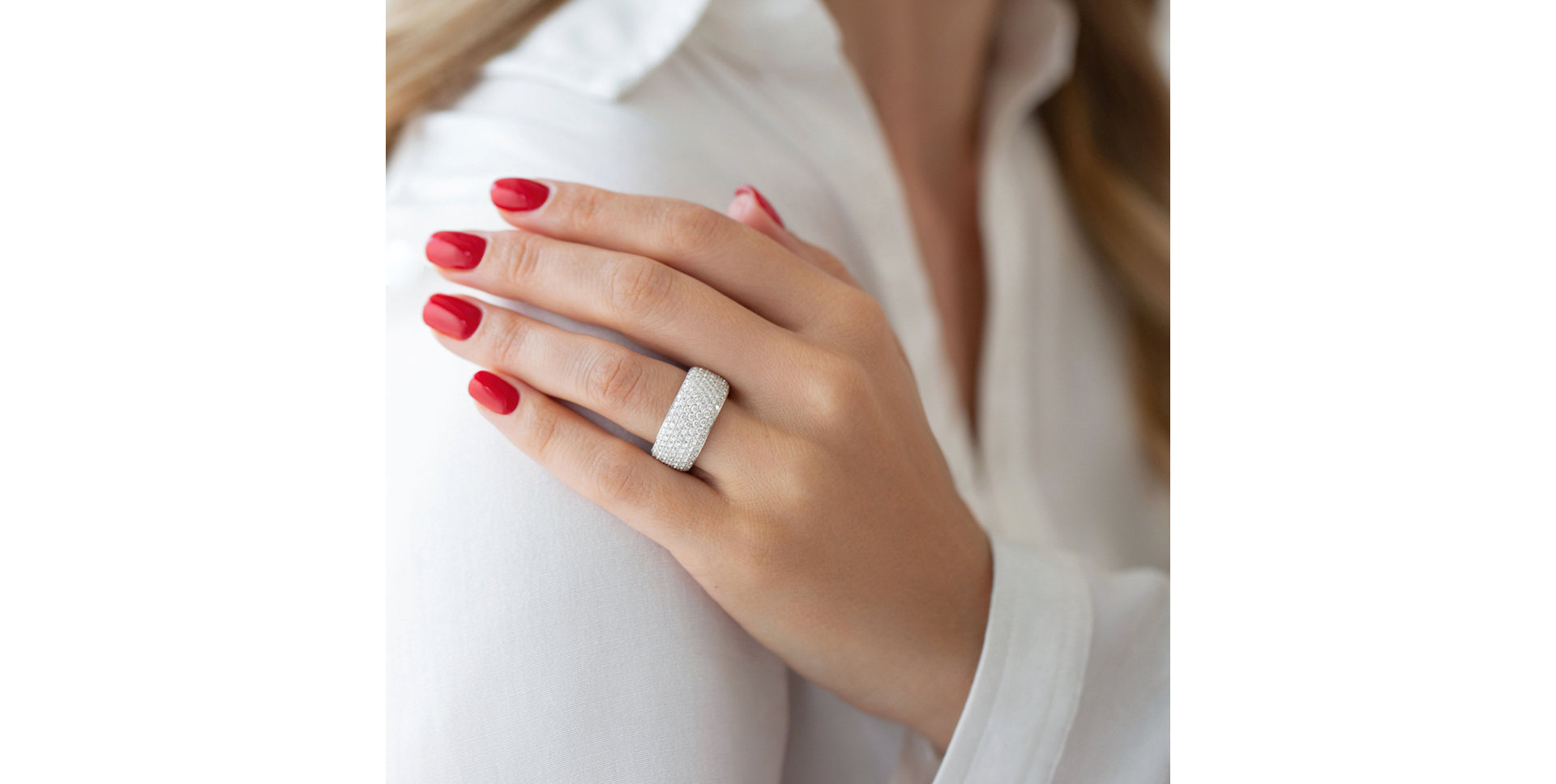 Prsteň s diamantmi Nathalia