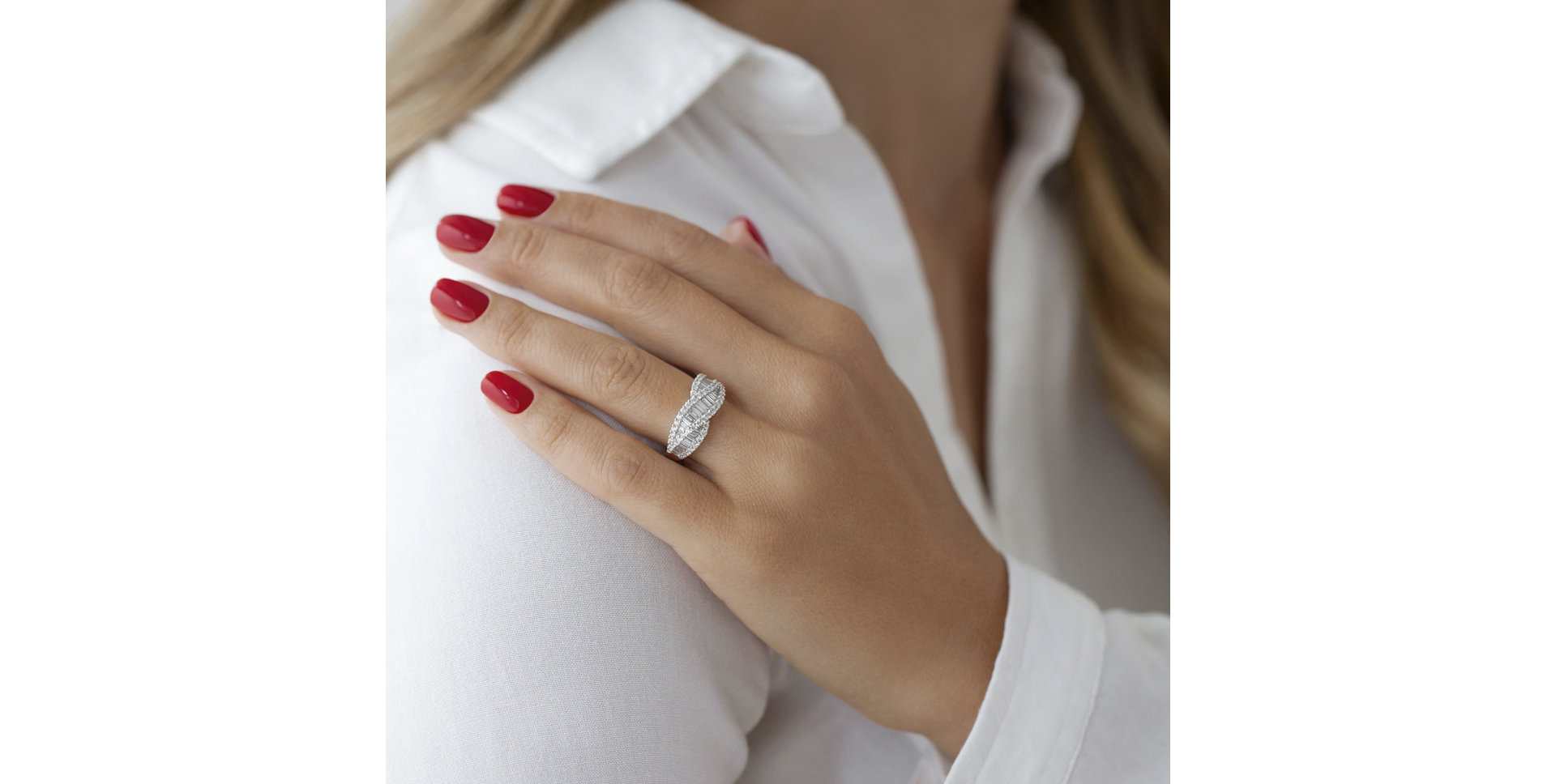 Prsteň s diamantmi Wenara