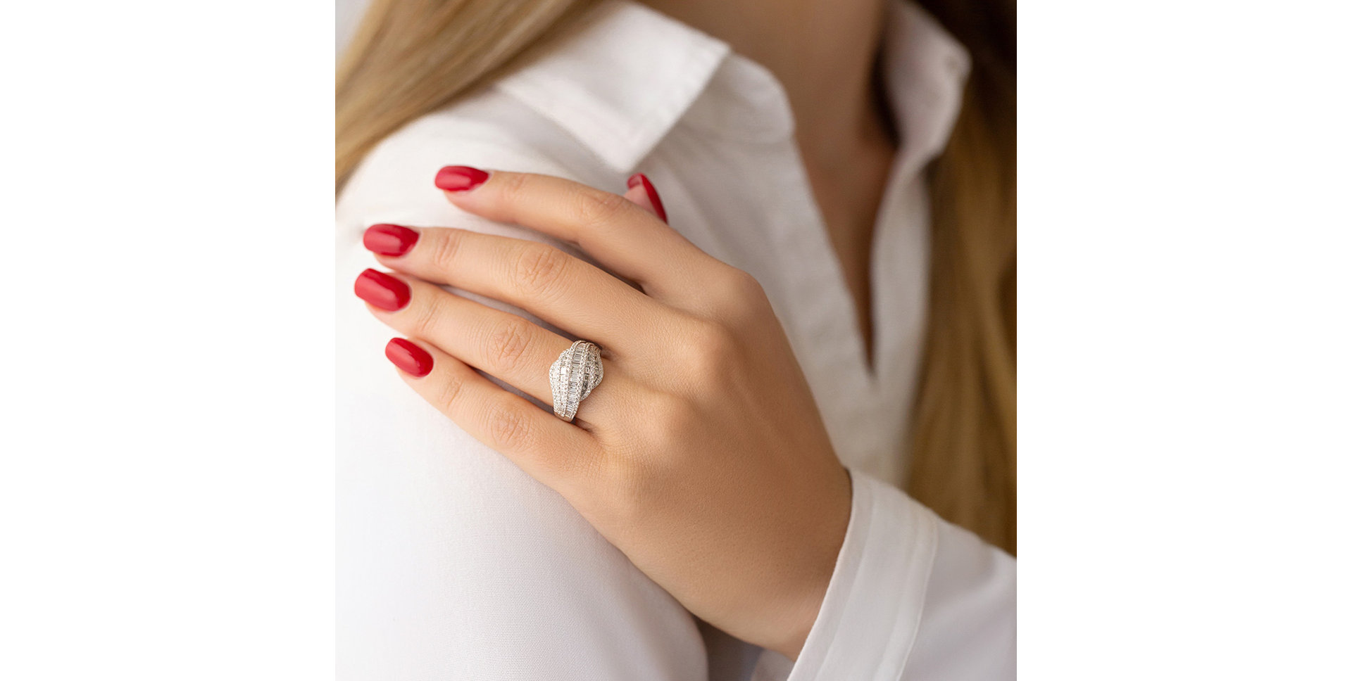 Prsteň s diamantmi Cédric