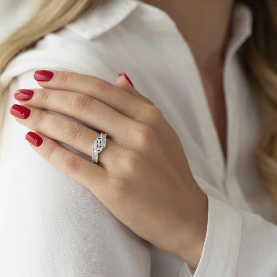 Prsteň s diamantmi Aldric